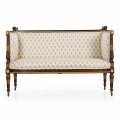 French Louis XVI Style Ormolu and Mahogany Canapé Sofa Settee, Late 19th Century