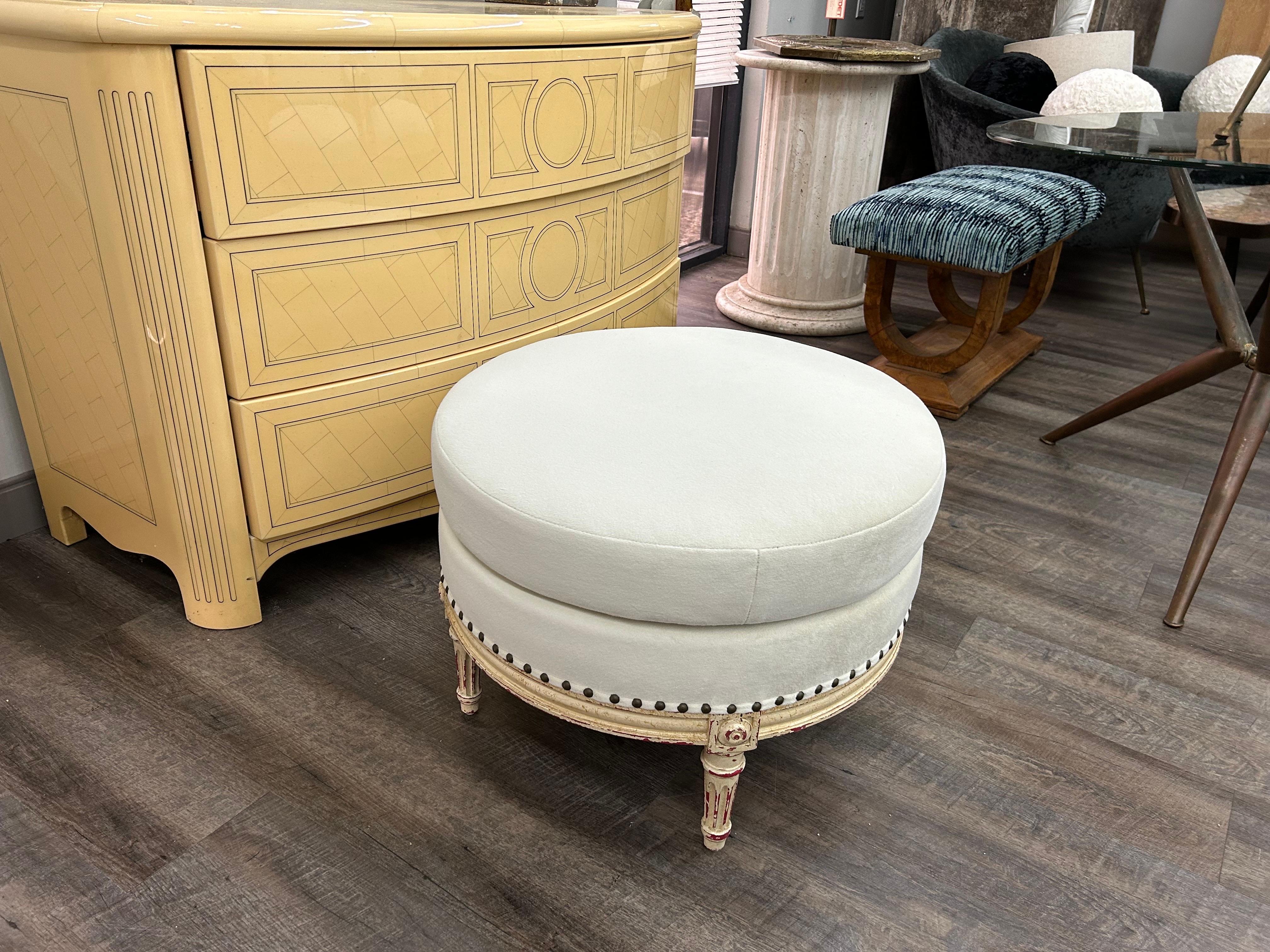 Ottomana o pouf francese in stile Luigi XVI in vendita 2