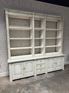 French Louis XVI Style Painted Bibliotheque