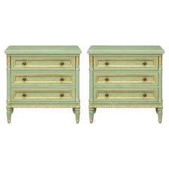 French Louis XVI Style Painted Chests / Commodes / Tables Att. To Julia Gray