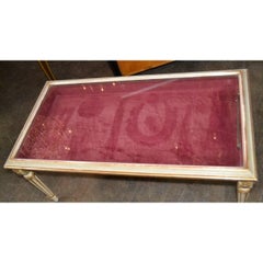 French Louis XVI Style Parcel-Gilt Display Low Table