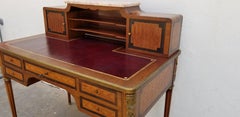 French Louis XVI Style Parquetry Desk, circa 1900
