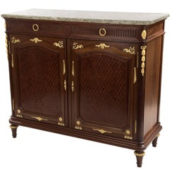 French Louis XVI Style Parquetry Inlaid Server
