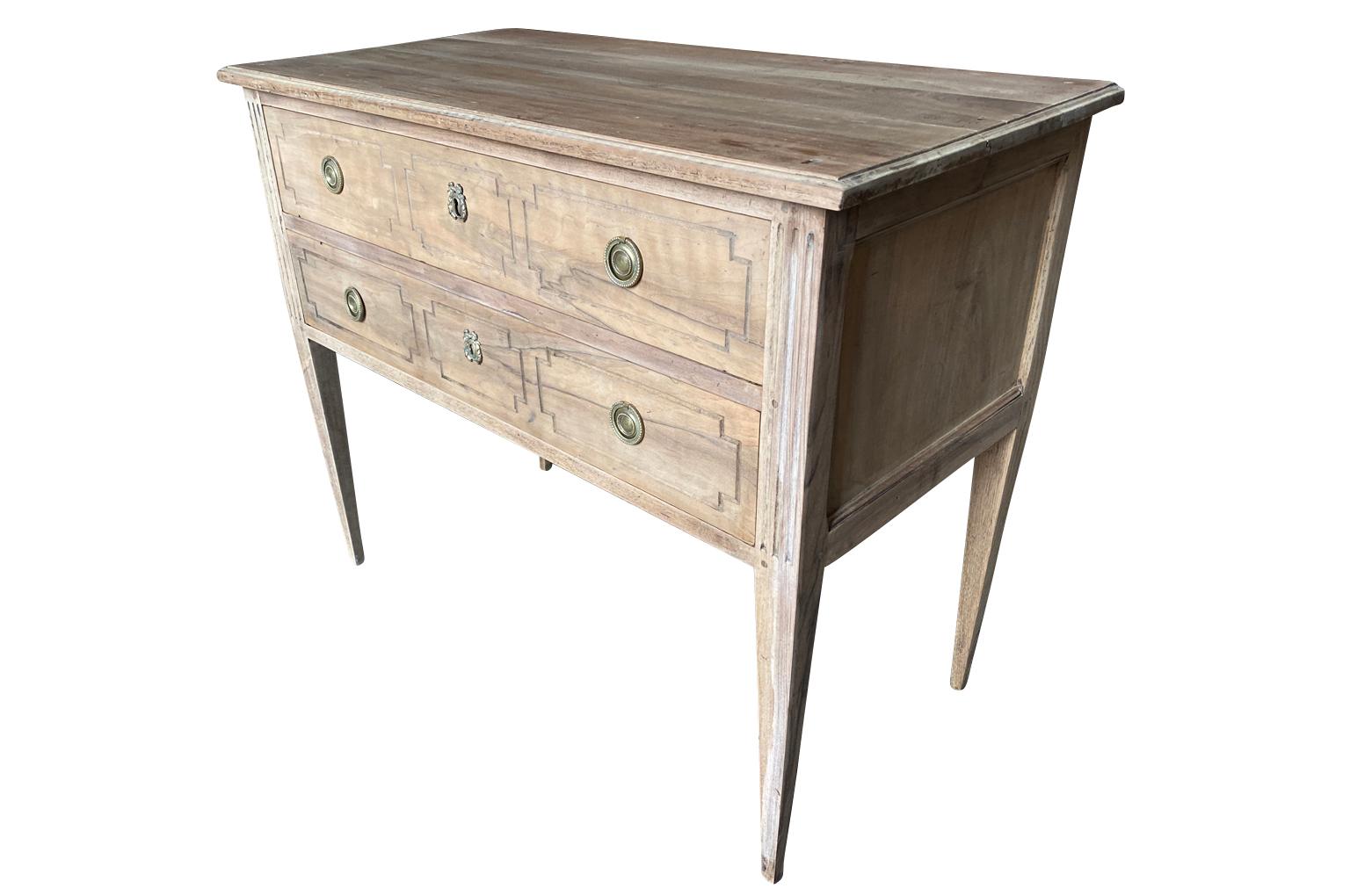 19th Century French Louis XVI Style Sautuese Commode For Sale