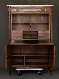 French Louis XVI Secretaire Abattant / Secretary desk, circa 1800