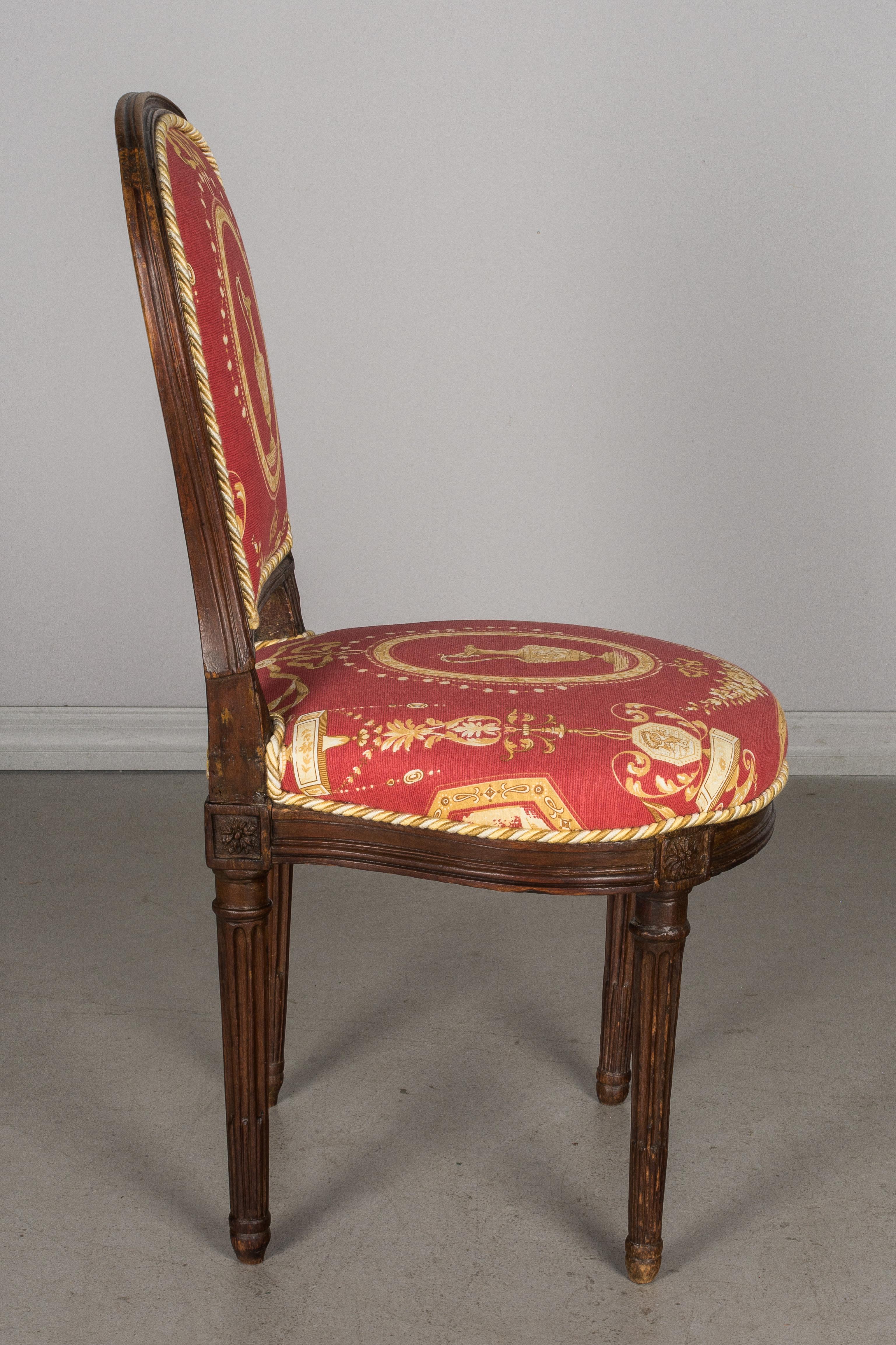 19th Century 19th c. French Louis XVI Style Side Chair