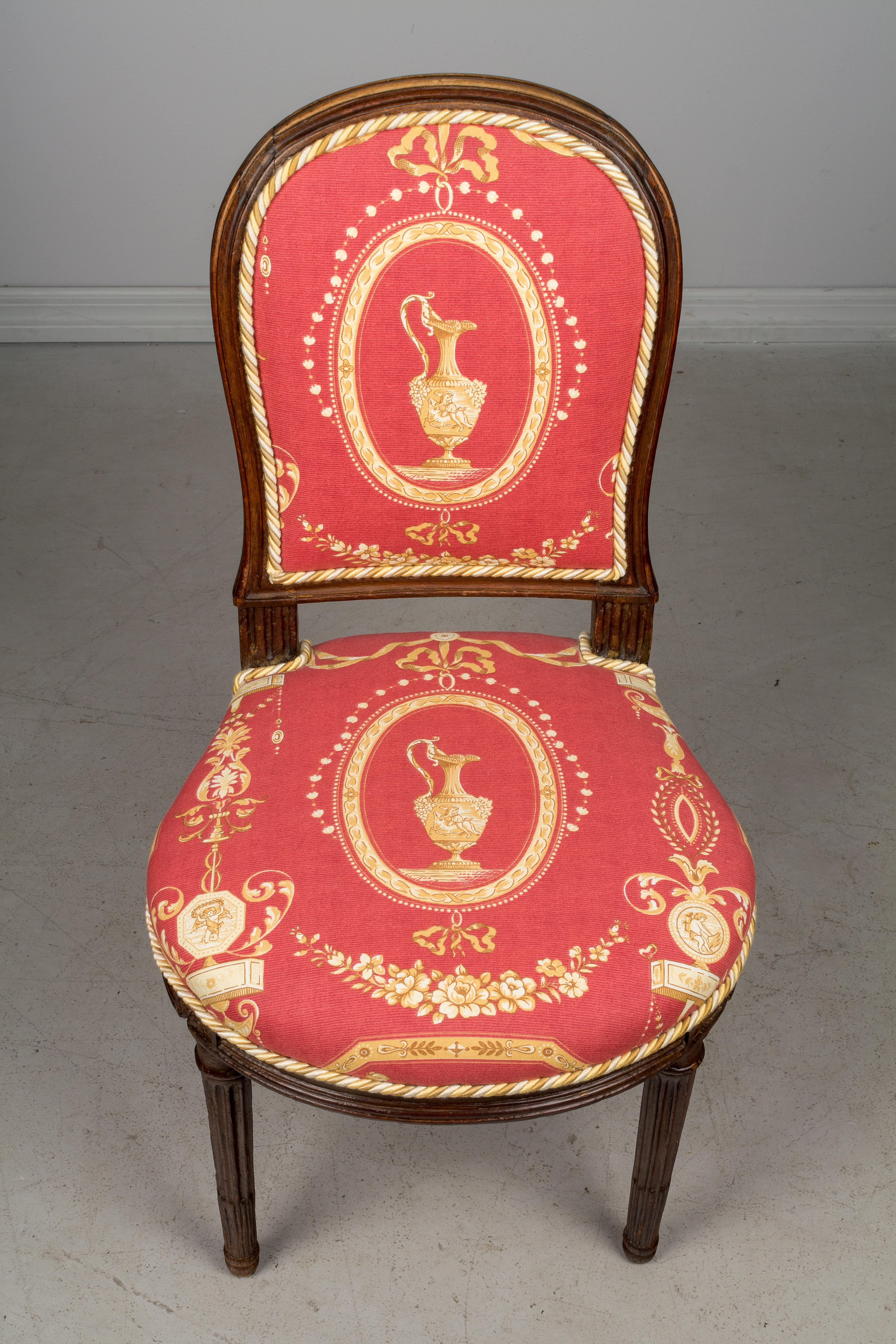 19th c. French Louis XVI Style Side Chair 1