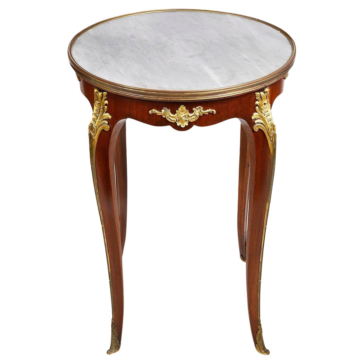 French Louis XVI style side table, circa 1880