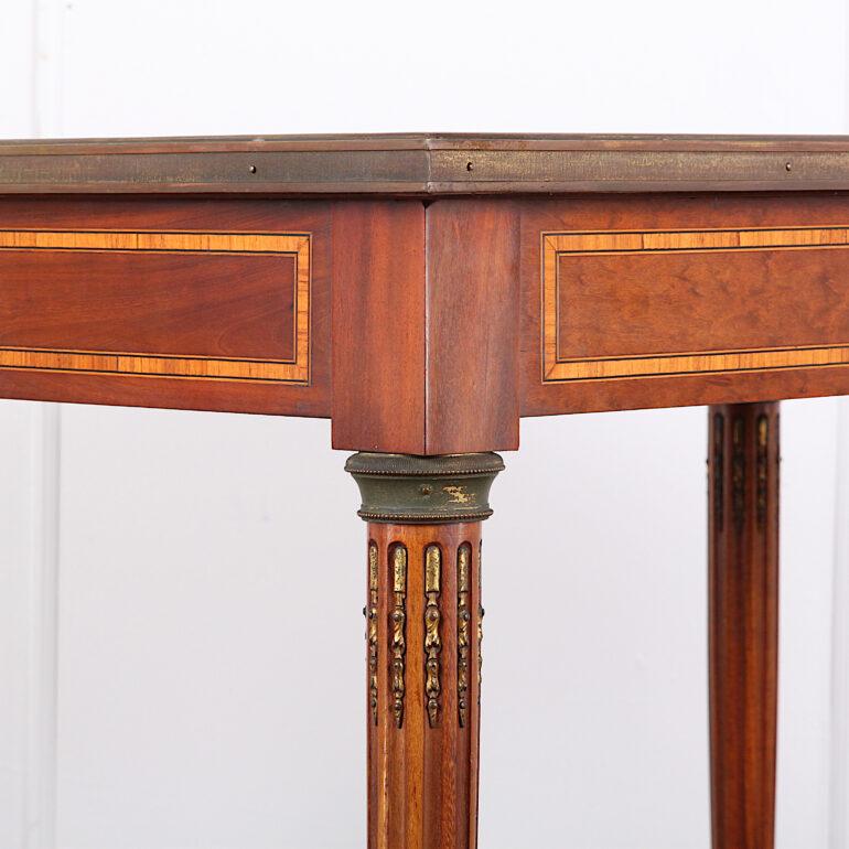 Mahogany French Louis XVI Style Side Table