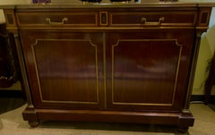 Credenza/buffet francese in stile Luigi XVI in mogano del XIX secolo