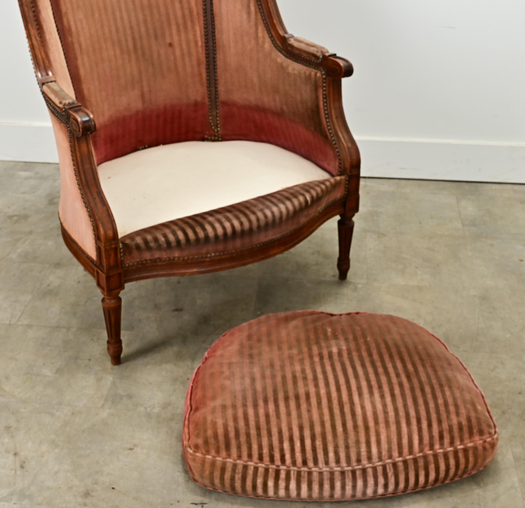 Bergère simple française de style Louis XVI en vente 3