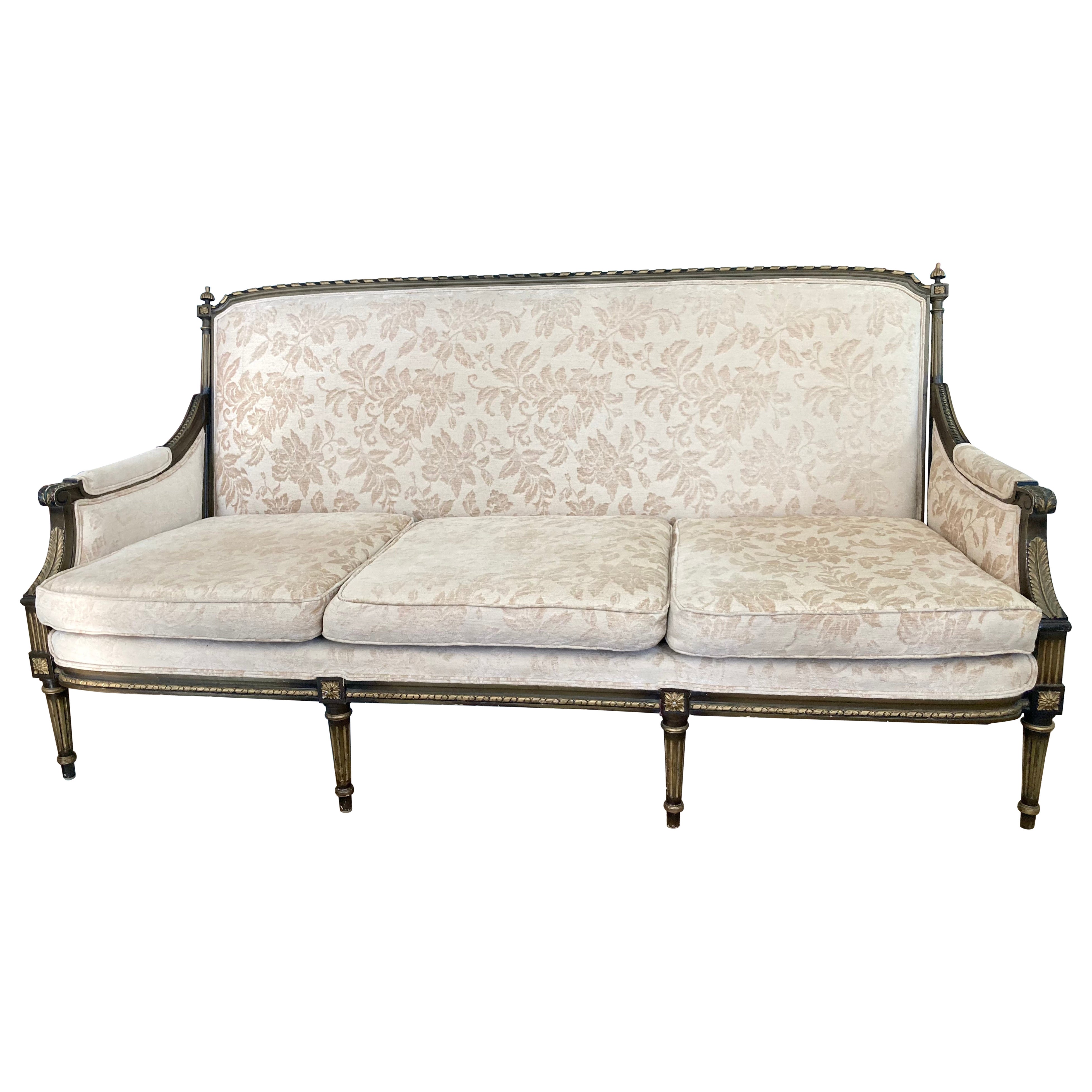 French Louis XVI Style Sofa - John Elgin Woolf