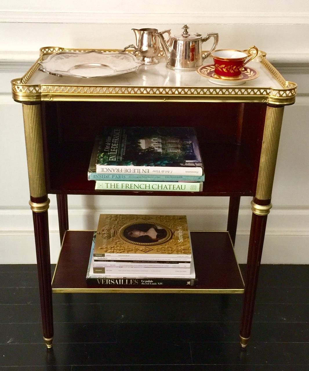 French Louis XVI Style Table in the Manner of Maison Jansen For Sale 5