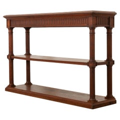 French Louis XVI Style Tiered Console