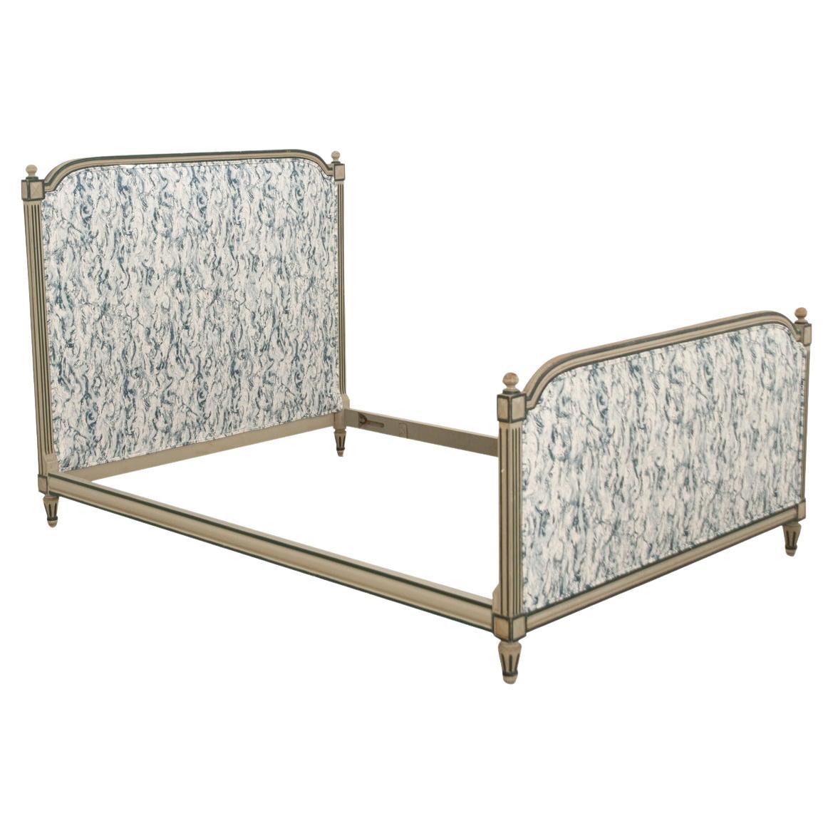 French Louis XVI Style Upholstered Bed