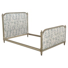 French Louis XVI Style Upholstered Bed