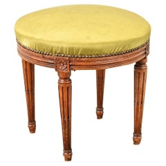 French Louis XVI Style Upholstered Stool