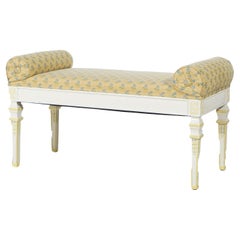 French Louis XVI Style Vanity Bench 20thC