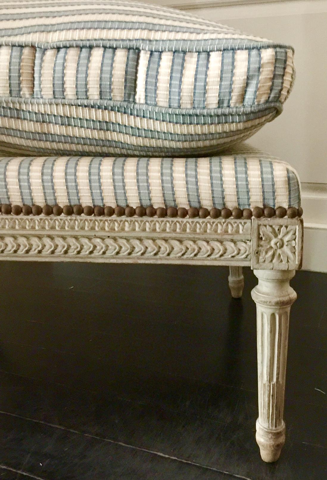 French Louis XVI Style Voyelle/Ponteuse Chair, French Riviera Private Collection 7