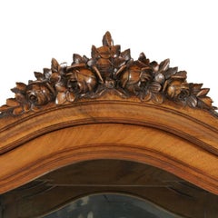 French Louis XVI-Style Walnut Buffet Hutch