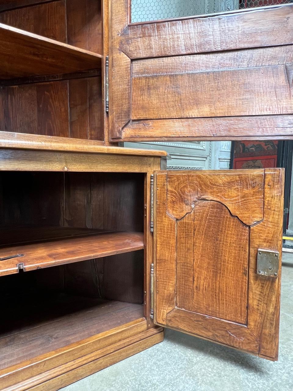 French Louis XVI Style Walnut Corner Cabinet For Sale 9