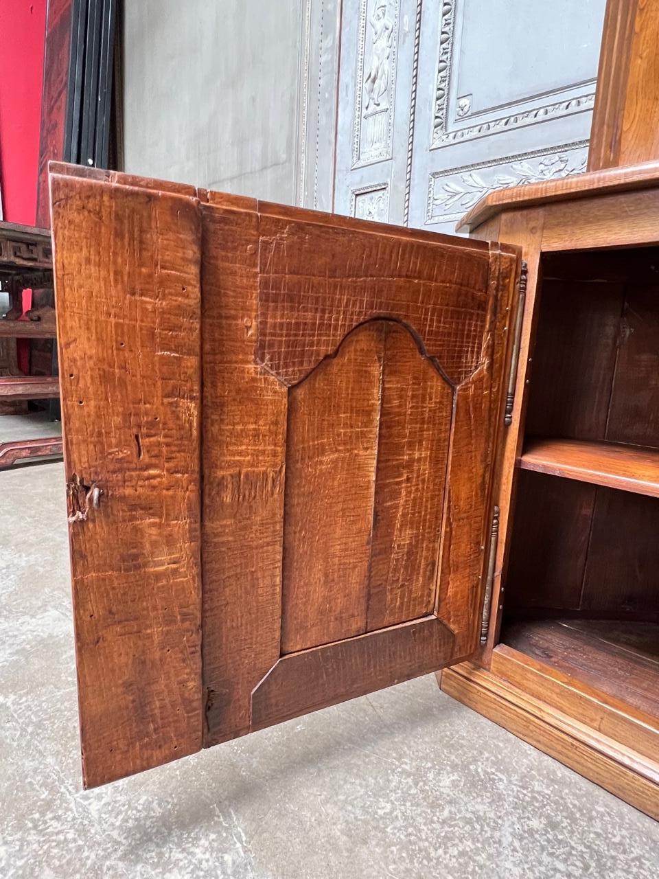 French Louis XVI Style Walnut Corner Cabinet For Sale 10