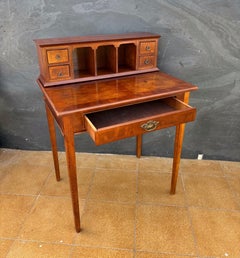 French Louis XVI Style Writing Desk with Gallery, 1930s