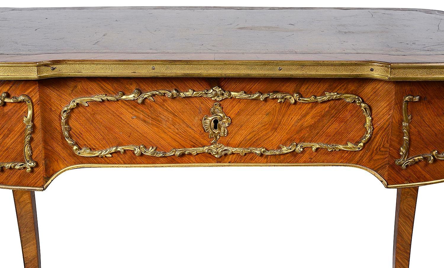 French Louis XVI style writing table, circa 1890 For Sale 1