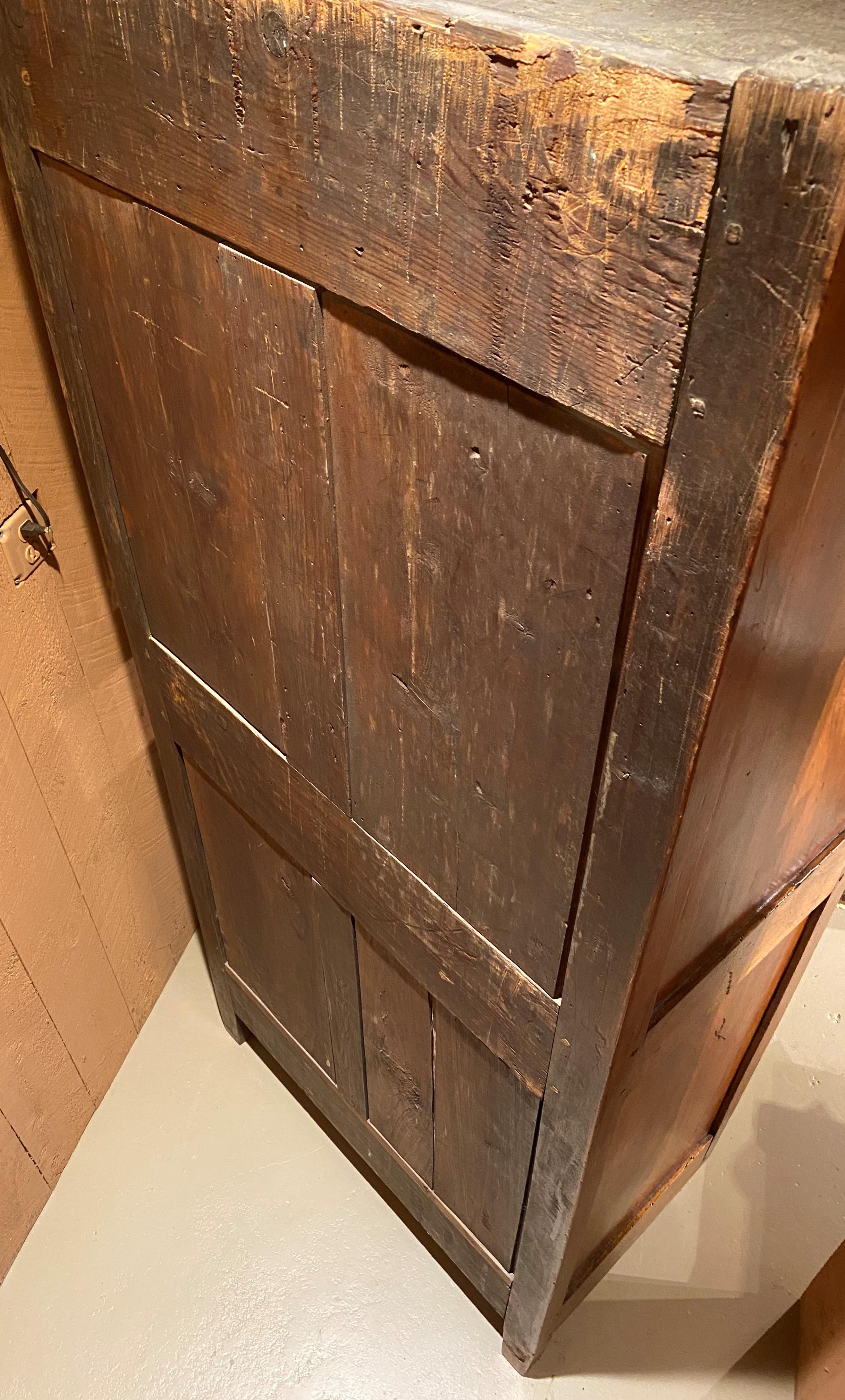 French Louis XVI Walnut Two Door Armoire or Cabinet 9