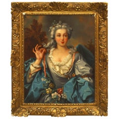 Ritratto di giovane donna francese Luigi XVI