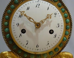 French Louis Xvith Period Lyre Clock