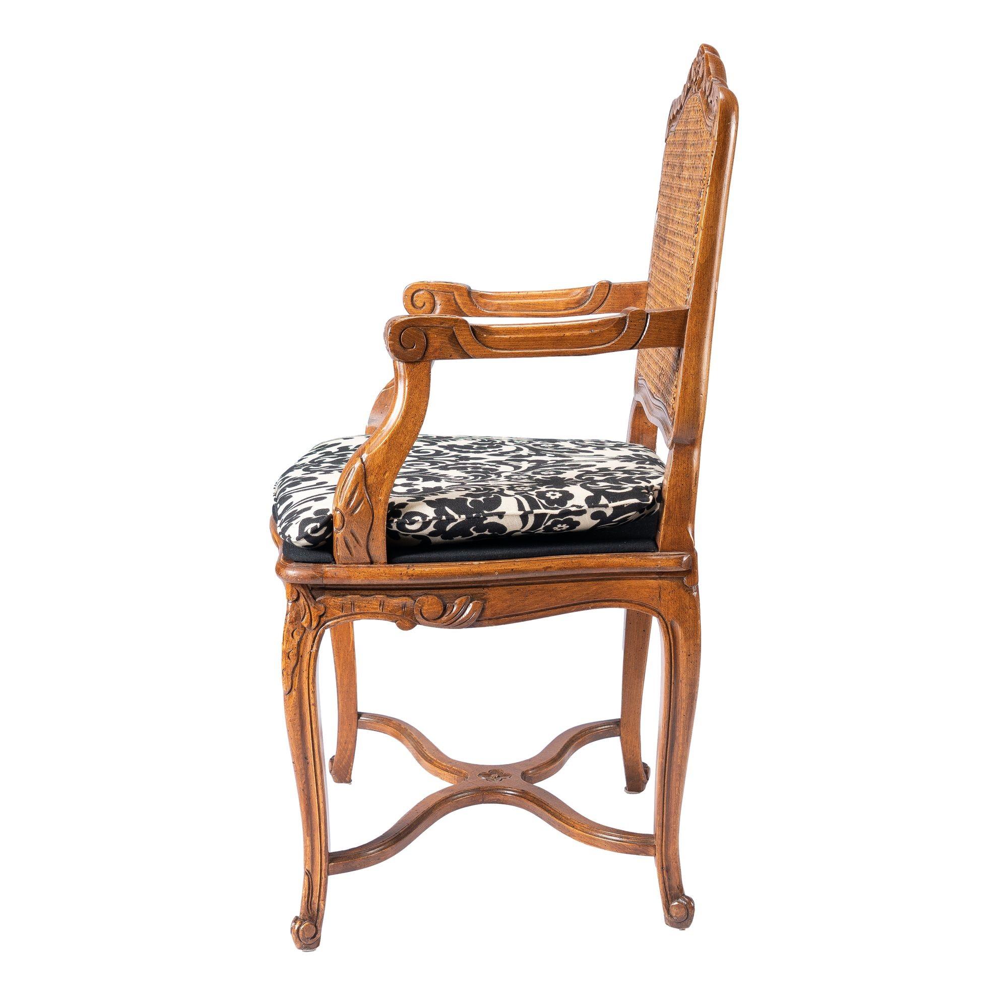 Louis XVI French Louis XVl style fauteuil, c. 1900's For Sale