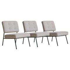 French Lounge Chair in Woven Boucle by Pierre Guariche, 1950s - 3 Available