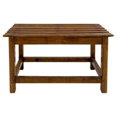 French Luggage Rack or Hall Way Entry Bench, circa 1970