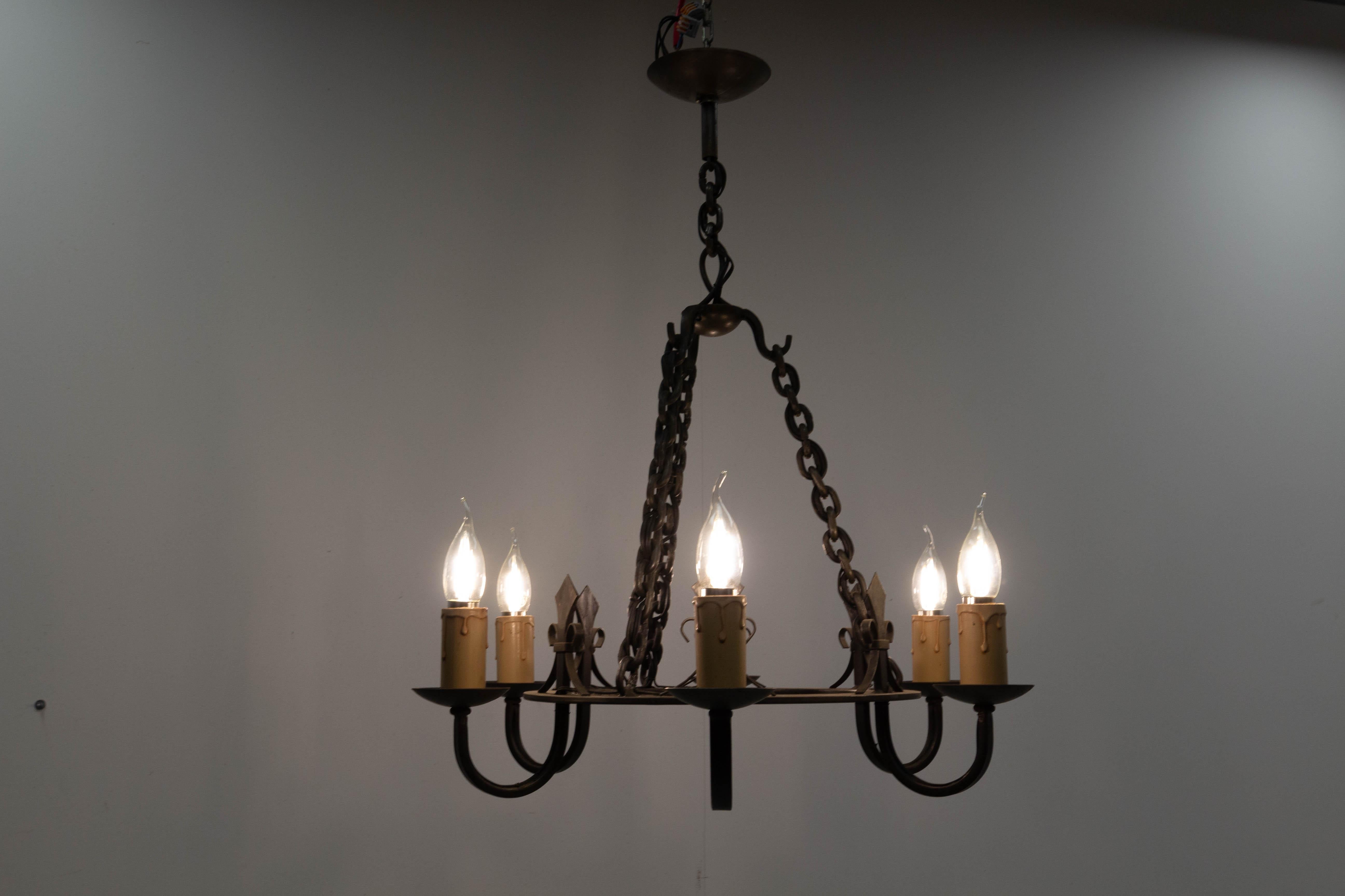 how to rewire an old chandelier