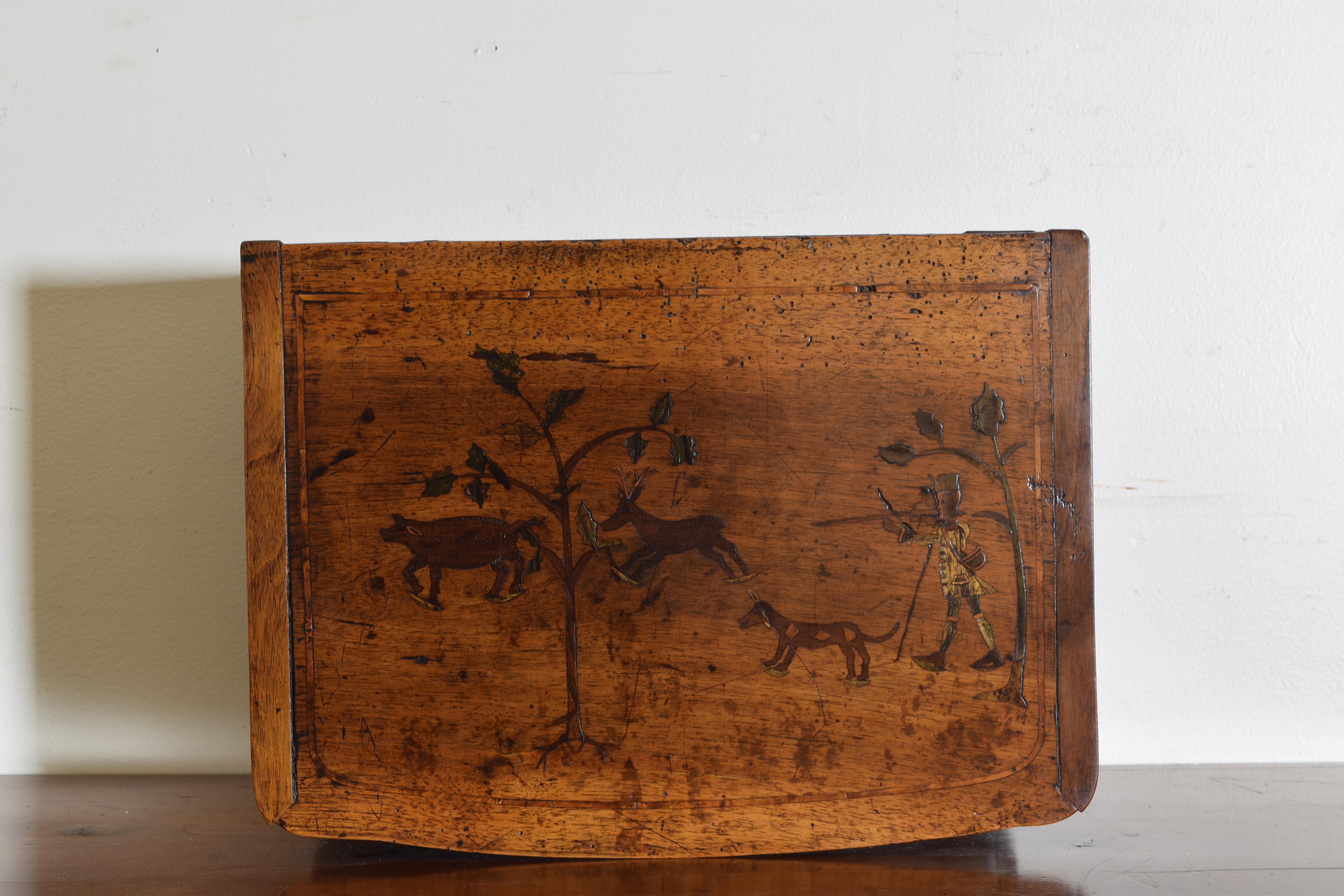 French LXV Period Walnut and Inlaid Box, circa 1773 5
