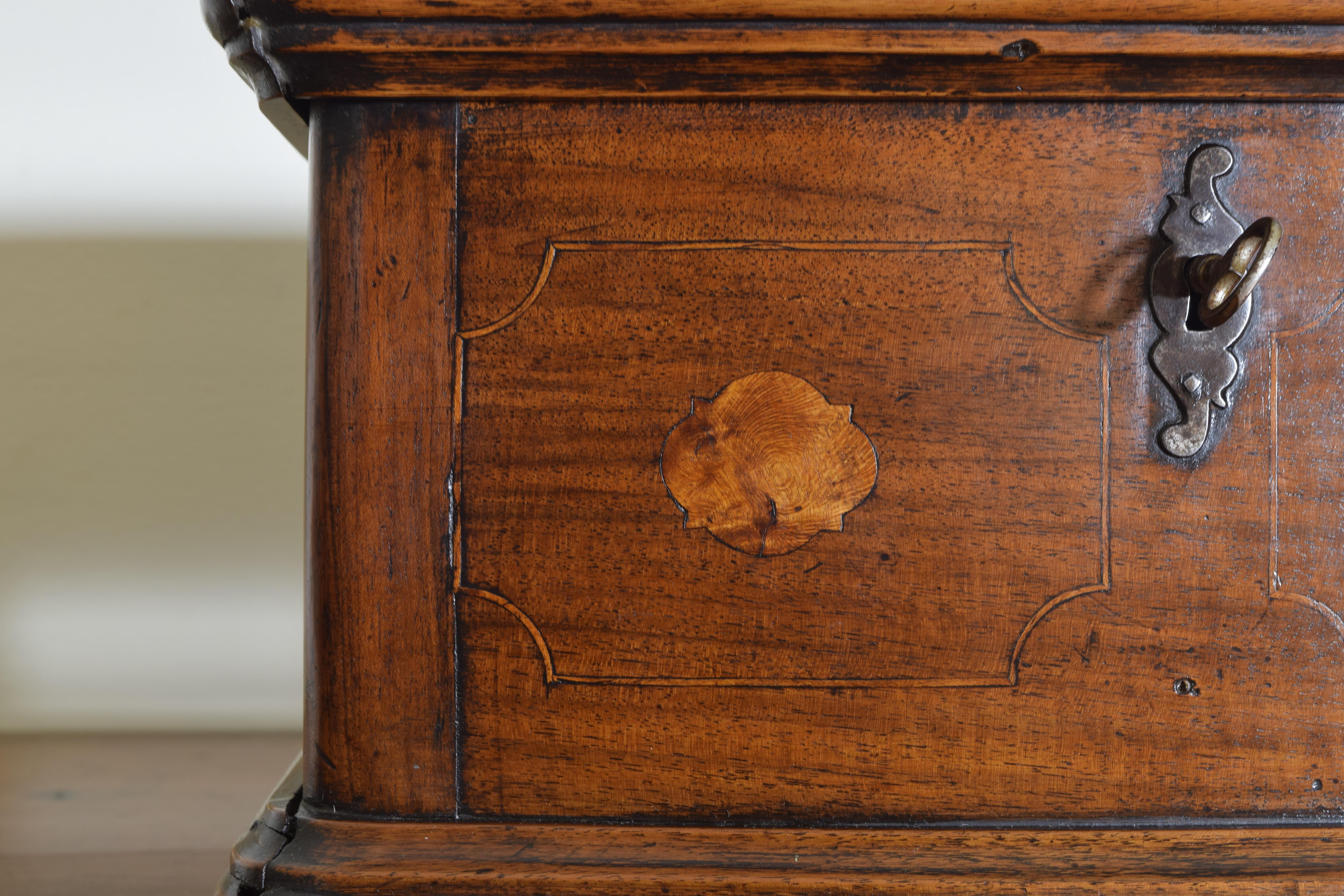 French LXV Period Walnut and Inlaid Box, circa 1773 4