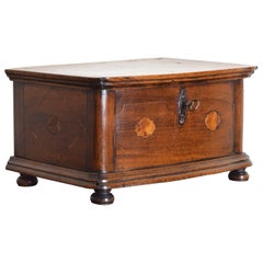 French LXV Period Walnut and Inlaid Box, circa 1773