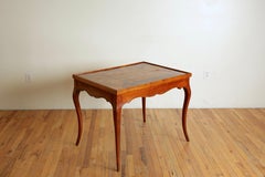 French LXV Period Walnut & Inlaid Tric-Trac Gaming Table, 3rd quarter 18th cen.