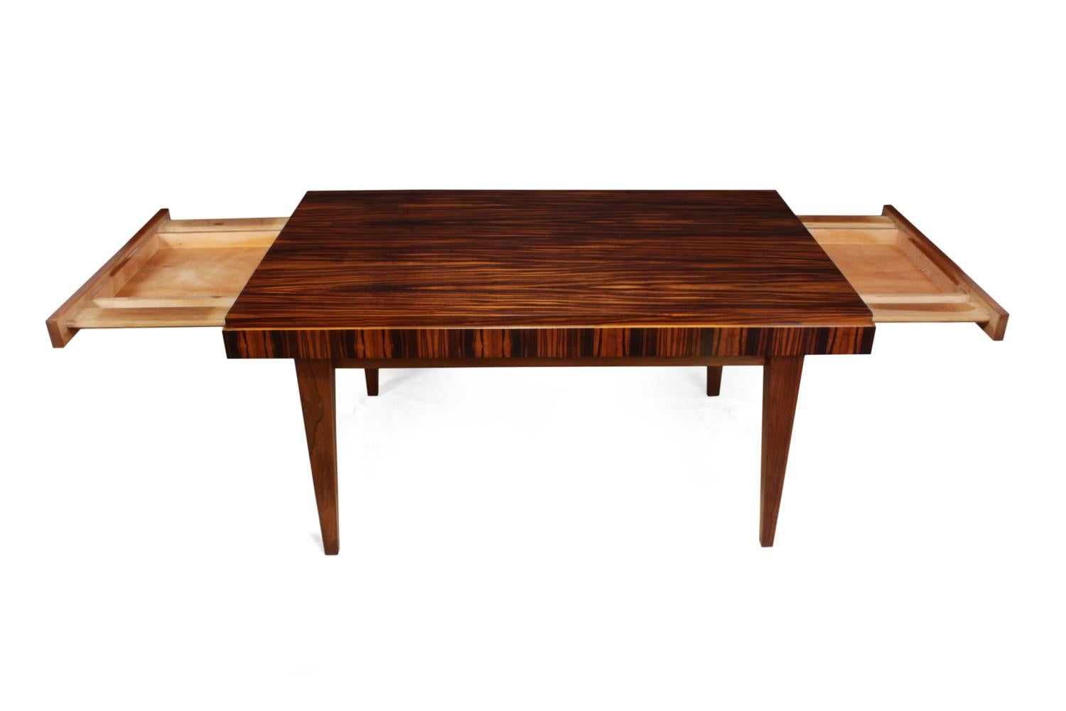 Mid-20th Century French Macassar Dining Table