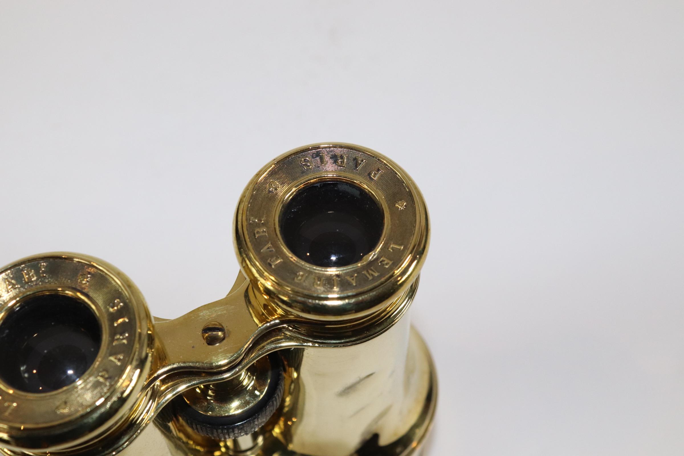 brass binoculars