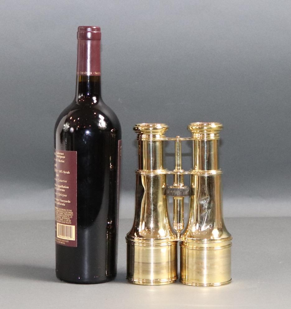 Prismáticos de latón de fabricación francesa para yates Latón en venta