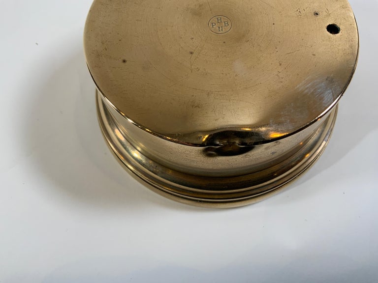 French Made Solid Brass Marine Barometer For Sale at 1stDibs