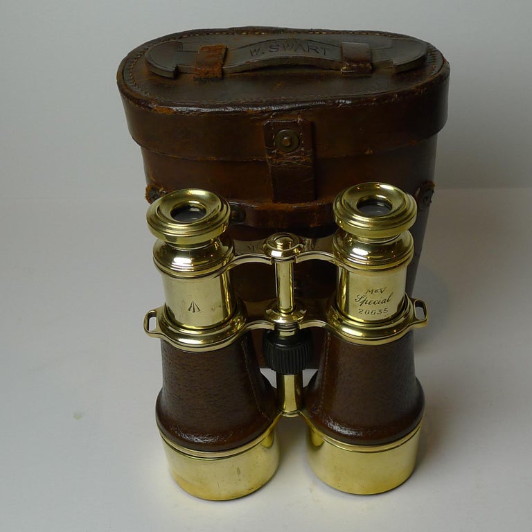 French Made WW1 Binoculars For British Military Issue c.1917 at 1stDibs