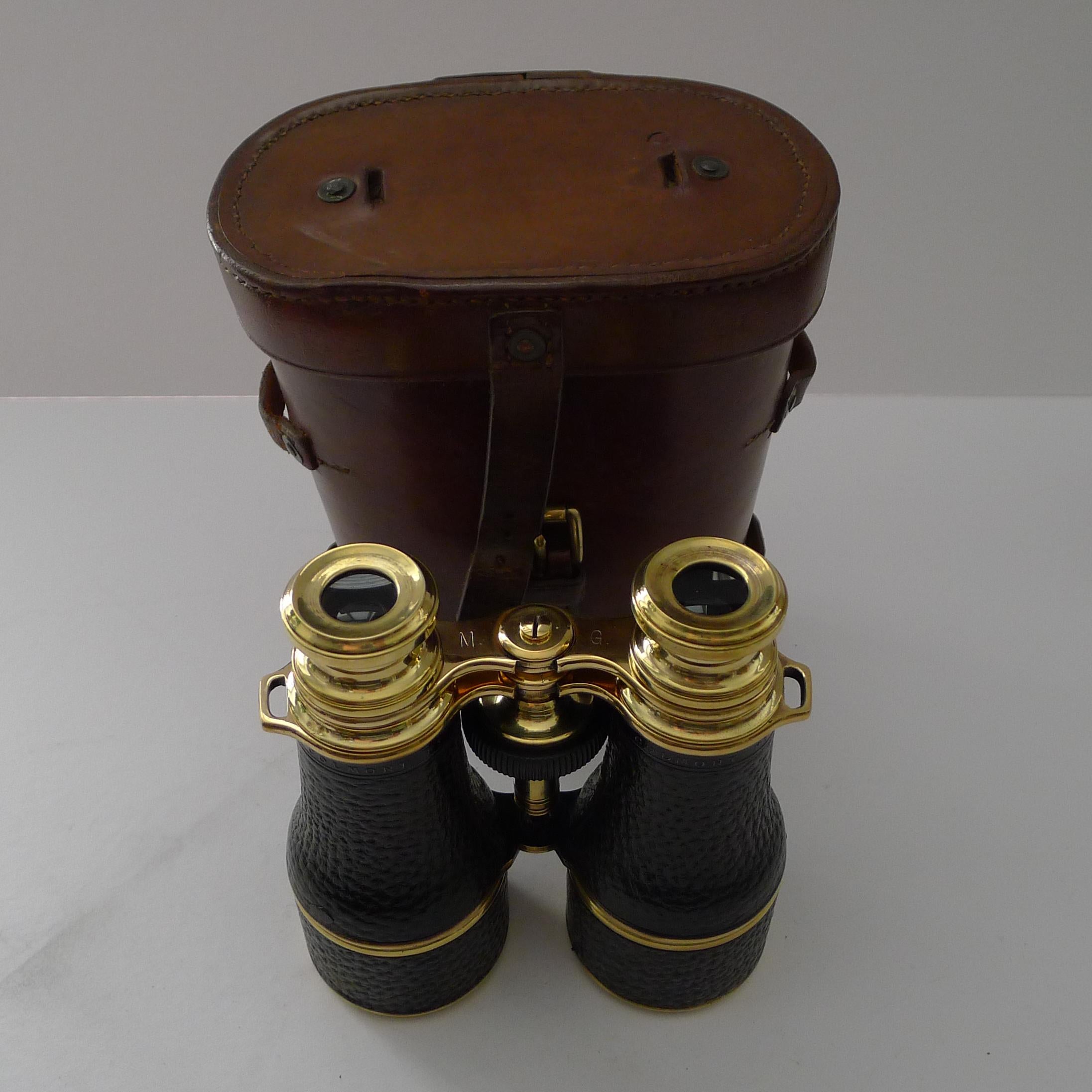 French Made WW1 Binoculars for British Military Issue, c.1917 1