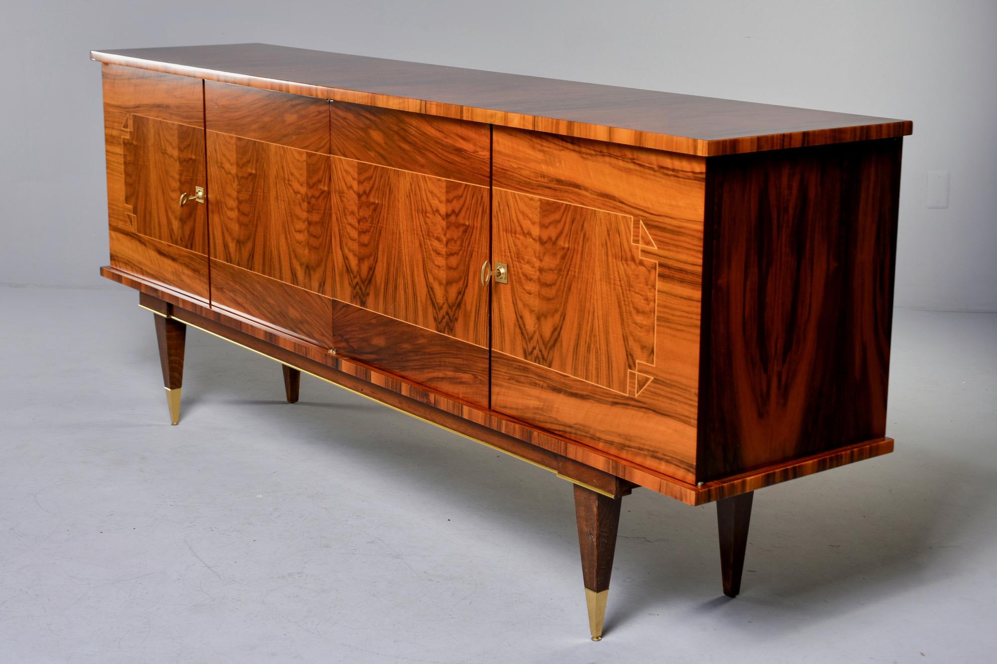 French Mahogany Art Deco Buffet Sideboard or Credenza 5