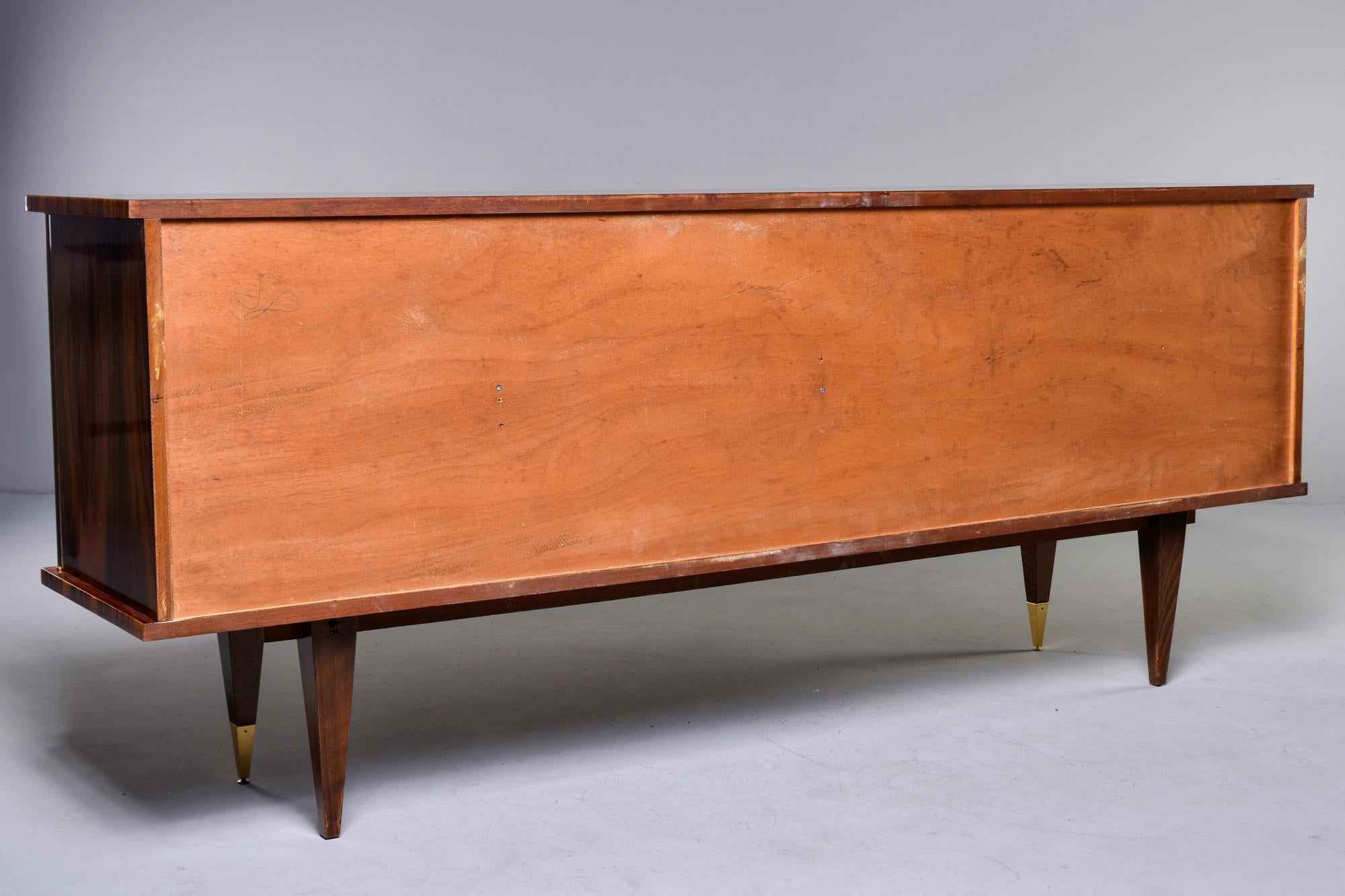 French Mahogany Art Deco Buffet Sideboard or Credenza 8