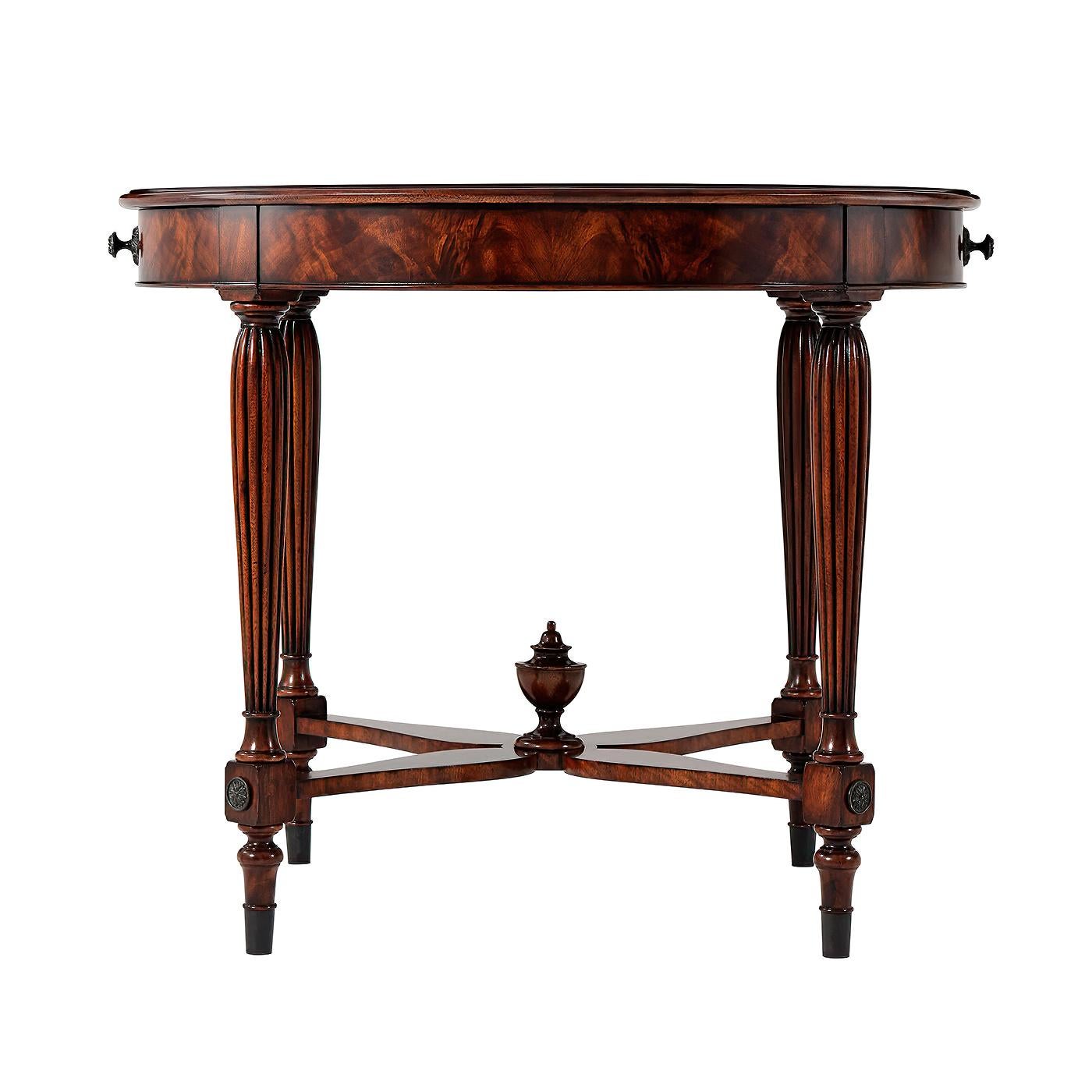 Vietnamese French Mahogany Center Table For Sale