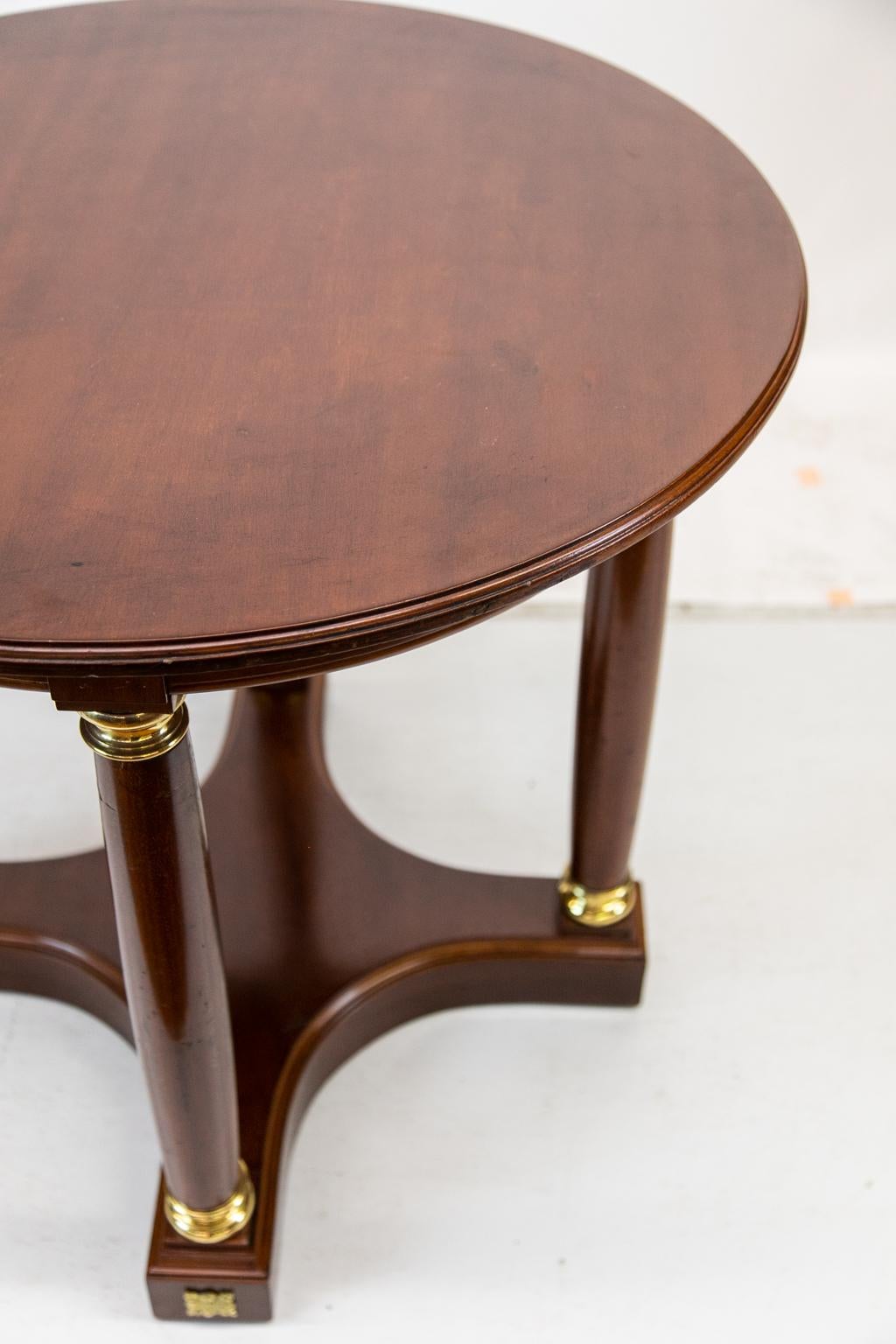 French Mahogany Center Table For Sale 2