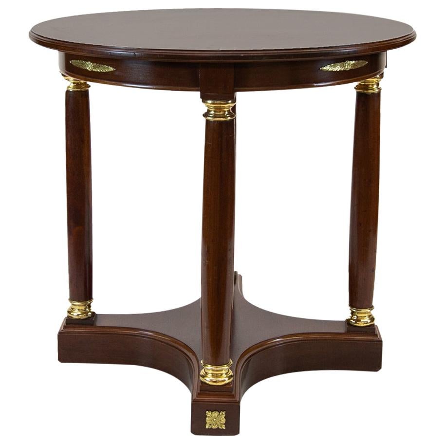 French Mahogany Center Table For Sale